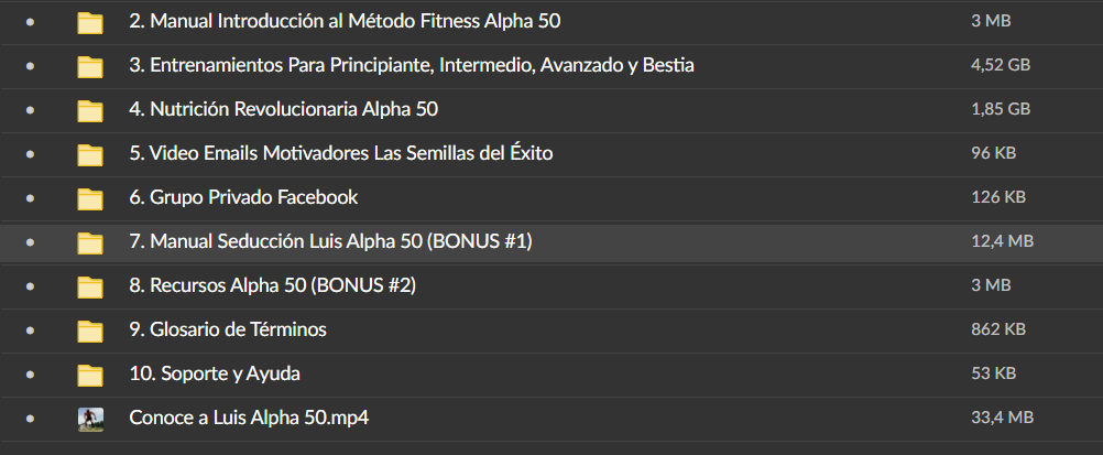 luis alpha metodo fitness alpha curso el metodo fitness alpha 50